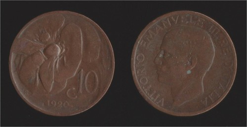Centesimi 1920 ape - 10,