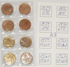 8 MONETE 10 C SPIGA APE da