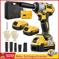 Avvitatore a percussione a batteria 1000Nm 21V set avvitatore a cricchetto con 1x 2x batterie 6,0Ah