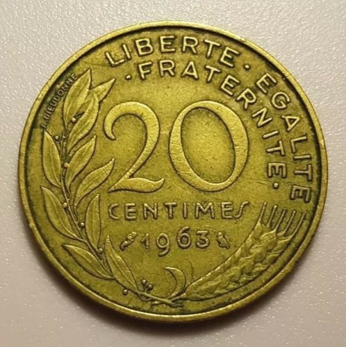 Moneta centimes 1963 - moneta, 20