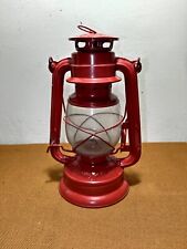 LANTERNA LAMPADA A PETROLIO CM 30 ROSSA VINTAGE ANNI 90 ROSSO