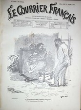 Il Corriere Francese 8/3/1896 Disegni Forain De Neuville Faverot Marcel Lenoir