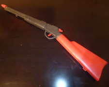 UNICO GIOCATTOLO VINTAGE GRECO PLASTICA FUCILE DALLAS WESTERN DI MEGAPLAST DEGLI ANNI 60 