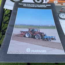 Fiat F100-110-120-130 trattore 28 pagine depliant d'epoca