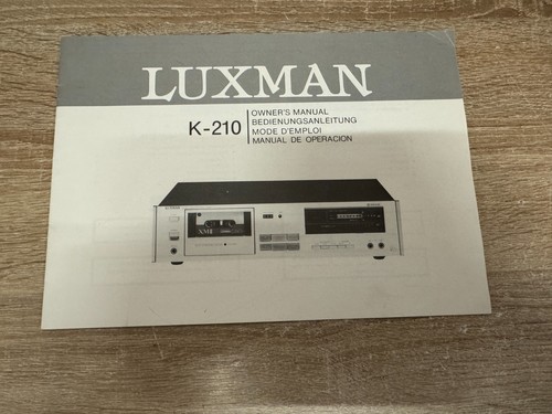 Luxman 210 manuale - luxman,
