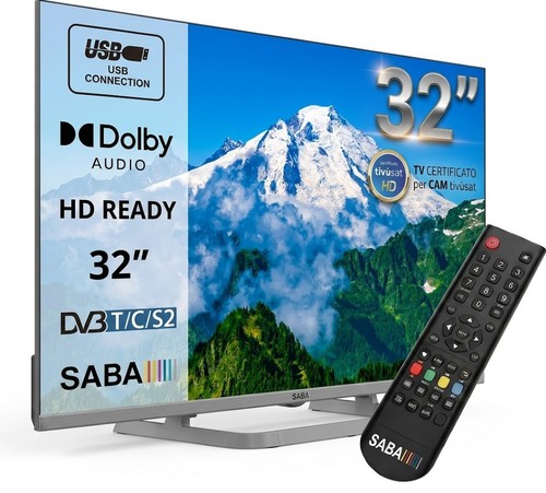 Saba led pollici hd - 32,