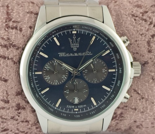 Maserati men chronograph blue - men,
