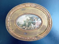 Portagioie ovale in bronzo