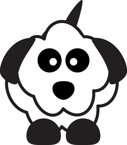 Adesivi stickers cane - n°2, dog