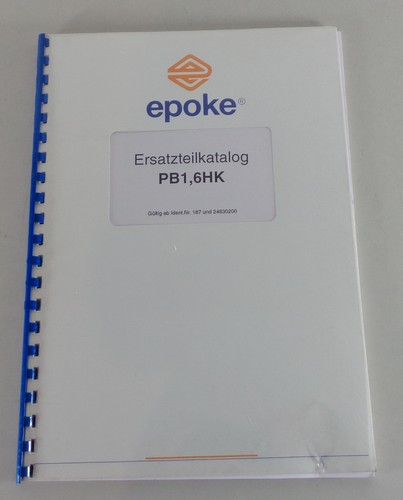 Catalogo ricambi epoke pb1 - catalogo,