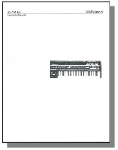 Roland juno manuale uso - d'uso,