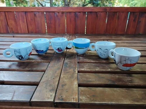 Tazza caffè porcellana