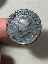 r57_139) Napoli Due Sicilie - Ferdinando I (1816-1825) 5 Tornesi 1819