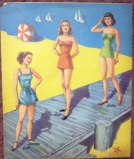 BAMBOLE DI CARTA VINTAGE NON