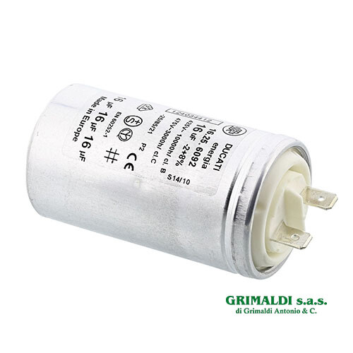 Condensatore 16µf avviamento - 16µf,