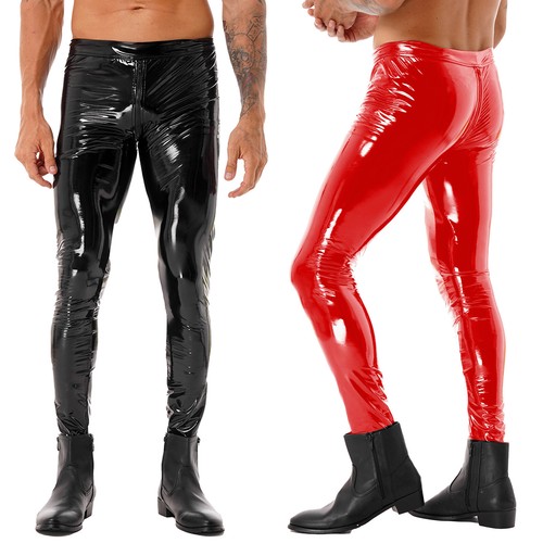 Collant uomo ecopelle lucido - ecopelle,