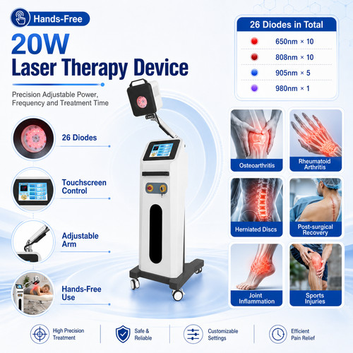Carrello fisioterapia laser