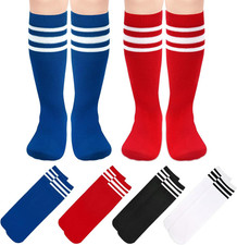 4 Paia Di Calzini Da Calcio per Bambini Ragazzi Calzini Sportivi per Bambini Cal