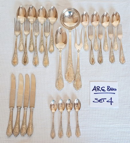 Set posate vintage punzonate - posate,