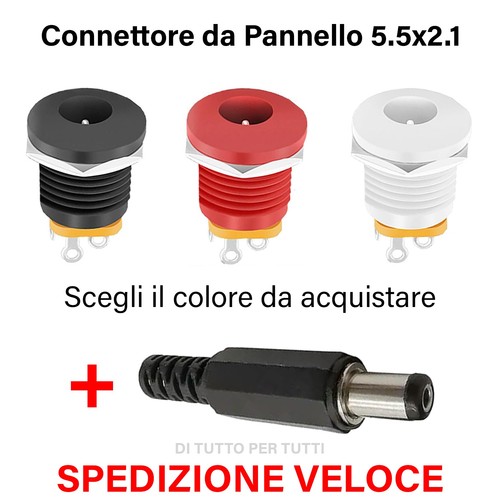 Connettori 2 1 12v - connettori, x
