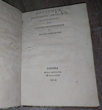 Opuscolo filosofico-analitico