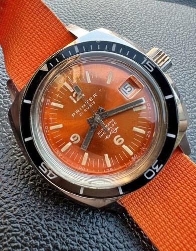 Vintage diver printer - diver,