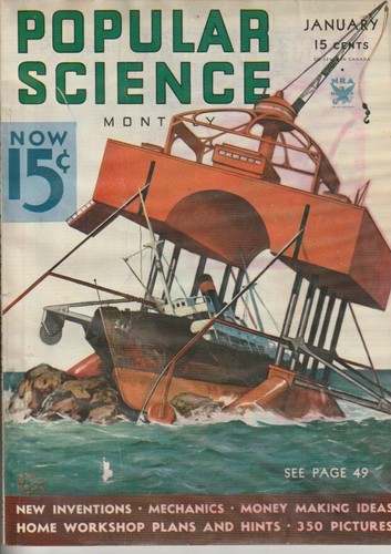 Popular science sea - tractor, to