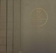 Webster's third new international dictionary of the english language unabridged