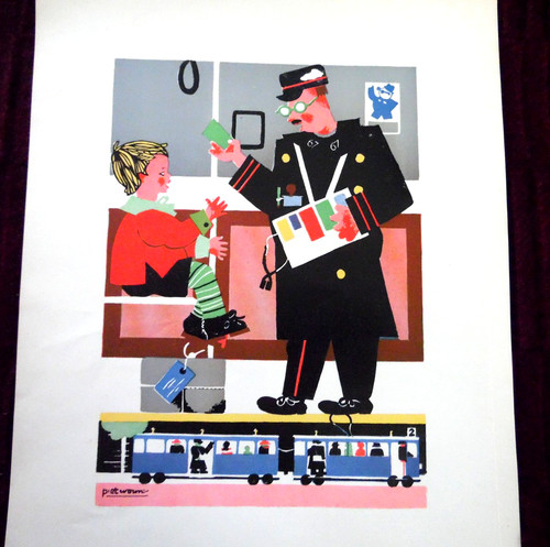 Piet worm litografia il - piet, litografia,