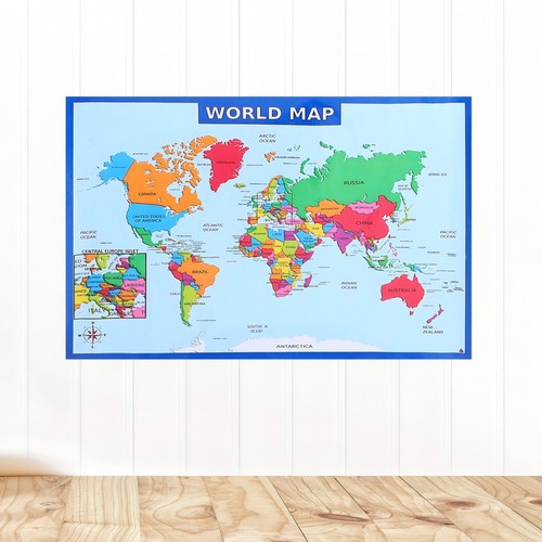 Poster mappa geografica - poster,