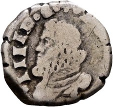 Messina Sicilia tarì 1621-1632 I-P RARO Filippo IV gr2,63