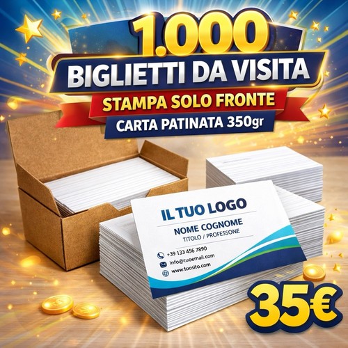 Biglietti visita 350 gr - biglietti, da