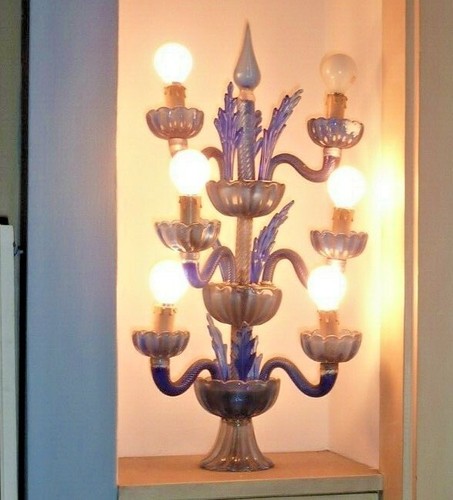 Antico lampadario vetro - antico, di