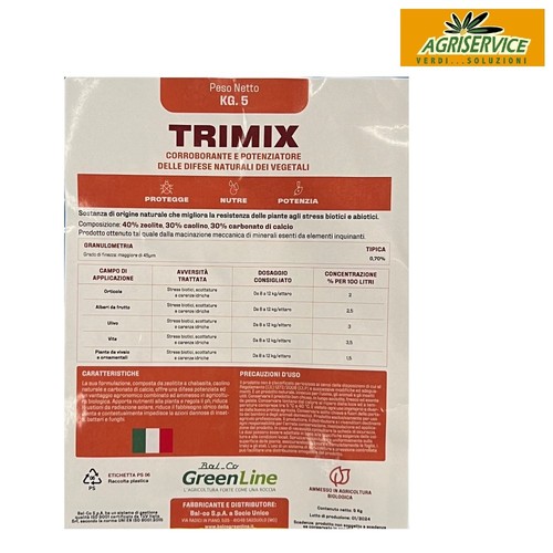 Trimix composto da - da, kg