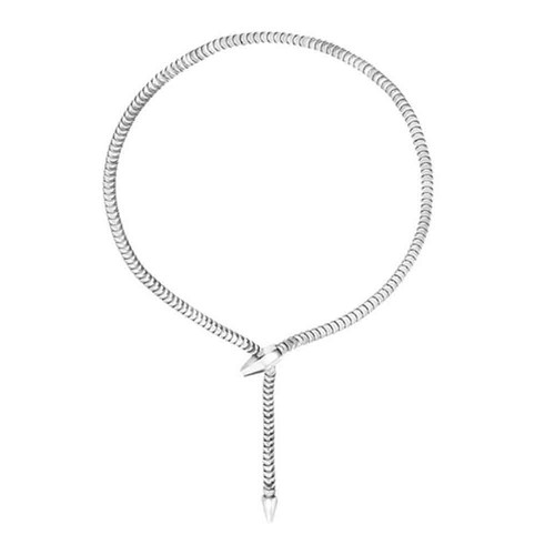 Collana donna acciaio silver - collana,