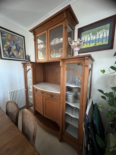 Credenza buffet art nuveau - credenza/buffet,
