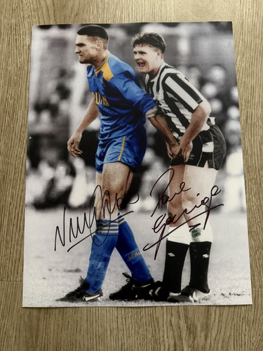 Gazza vinnie jones firmato - gazza,
