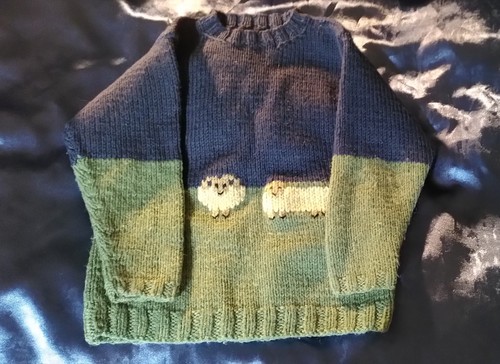 Maglione bambino lana con - maglione,