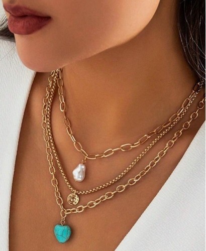 Collana zara placcata oro - zara,