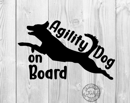 Adesivo agility cane - adesivo,