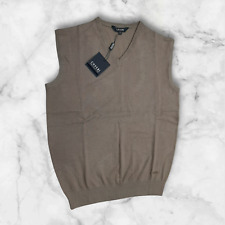 gilet gilè coveri collection  da uomo in maglia con scollo a v tinta unita