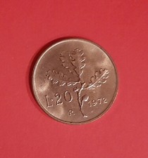 Moneta Italia 20 Lire Quercia