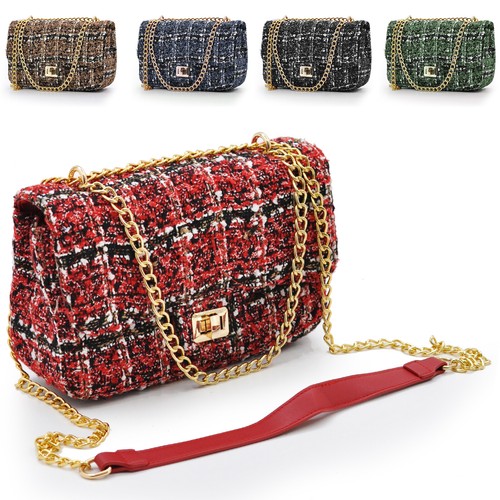Borsa donna tweed - moda, firmata