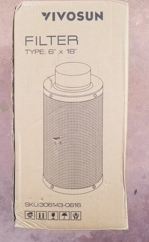 Filtro vivosun 18 - x, 18"