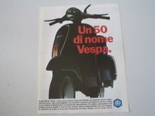 advertising Pubblicità 1989 VESPA 50 N