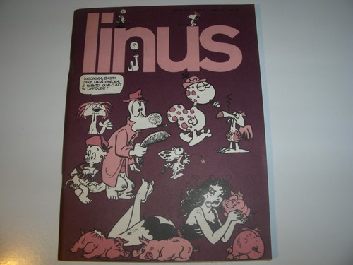 Rivista fumetti linus - rivista,