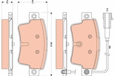 TRW Pastiglie Freno GDB1872