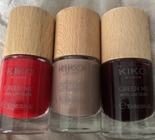 3 X Smalti per Unghie Kiko Green Me Colori Misti