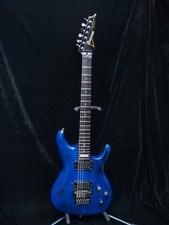 Ibanez 1994-1996 JS1000 Joe Stariani -BTB (blu trasparente bruciato)-