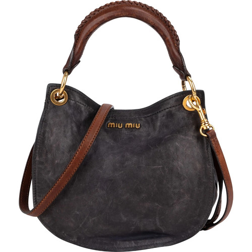 Borsa mano miu - miu, vitello